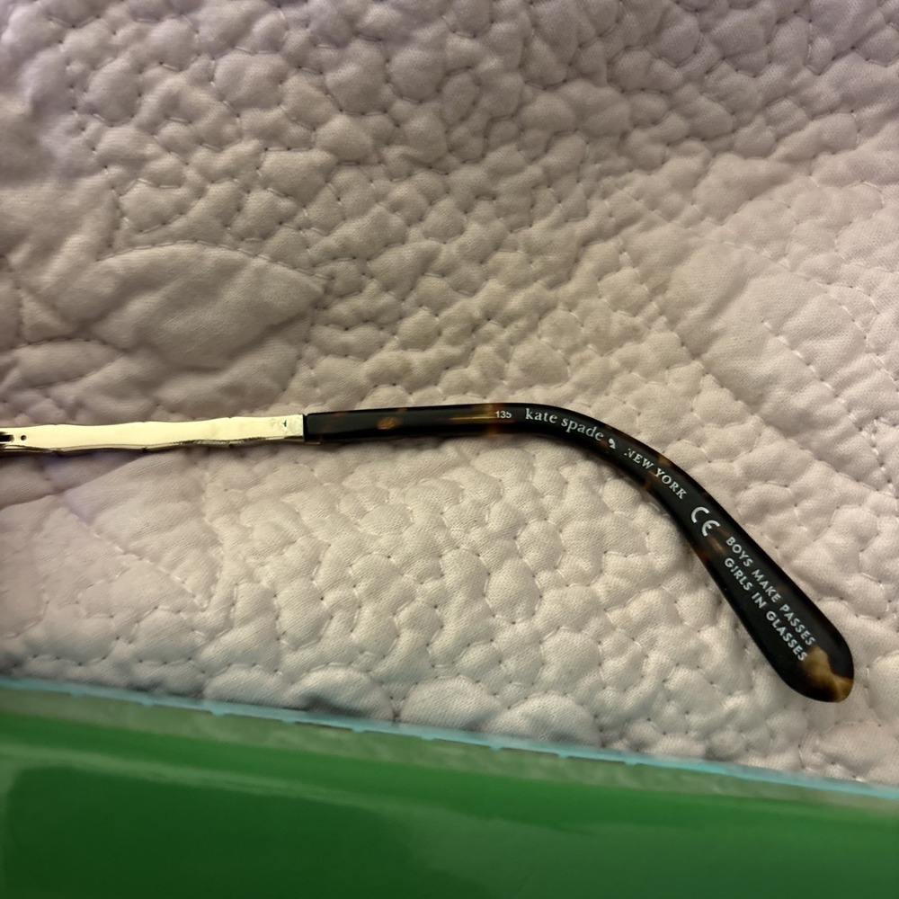 Kate Spade Eyeglasses Maribeth CU8 +35 Havana Cat Eye 52[]17 5-4 With Case - Picture 3 of 6